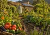 Off-Grid leben – Selbstversorgergarten statt Blumenbeet Selbstversorgergarten in Spanien.
