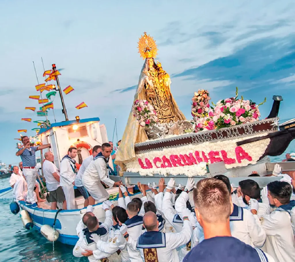 Virgen del Carmen – die Schutzpatronin, die am Donnerstag in See sticht Virgen del Carmen: Prozessionen an der Costa del Sol