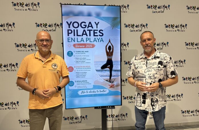 Präsentation Yoga und Pilates, Ayto. Velez Veranstaltungen Axarquía Juli 2026