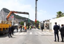 Verja Gibraltar Abriss