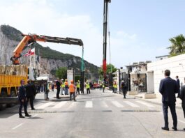 Verja Gibraltar Abriss