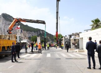 Verja Gibraltar Abriss