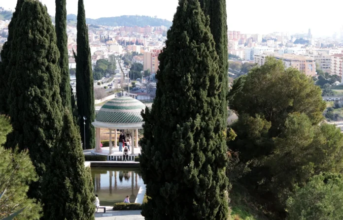 Botanischer Garten Málaga im Sommer