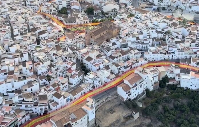 Spanienflagge Torrox Feria 2026 Spanienflagge Torrox Feria 2026
