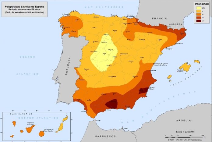 Erdbebenrisiko in Málaga