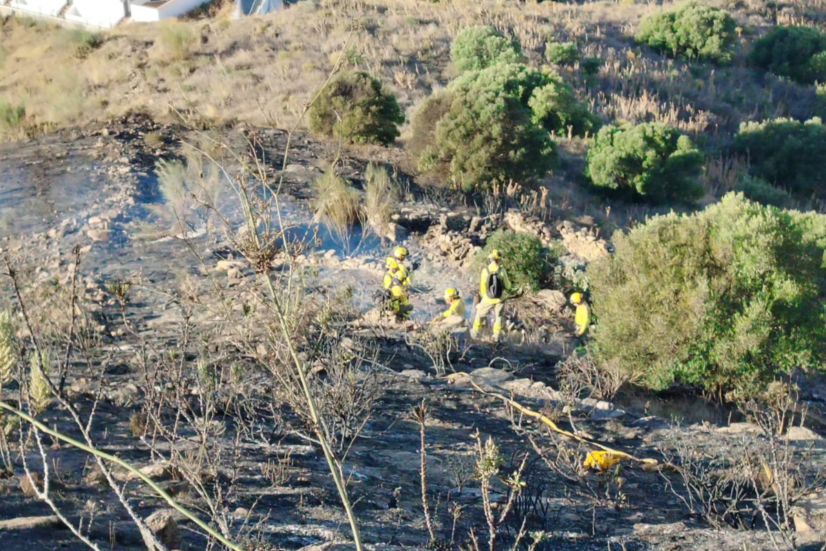Torrox kommt mit dem Schrecken davon: Waldbrand bedrohte Wohnhäuser in Calaceite Waldbrand Torrox Calaceite