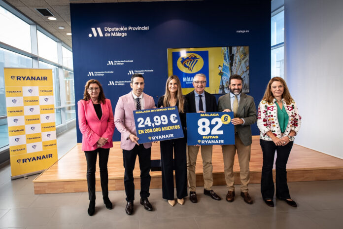 Ryanair Flüge ab Málaga Winter 2026