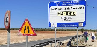 Verkehrsschilder Málaga