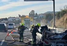Wohnmobilbrand Benagalbón A-7
